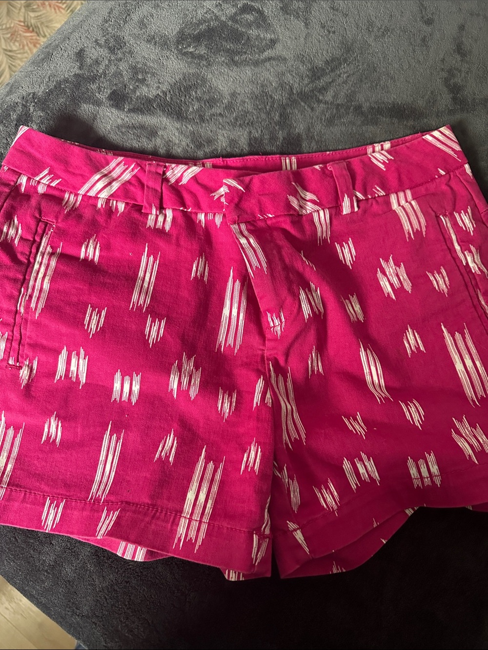 jcpenney Hot Pink Patterned Casual Shorts